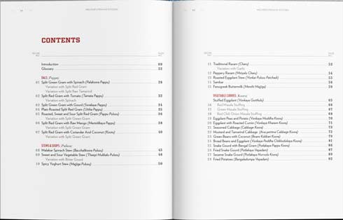 Contents page spread.