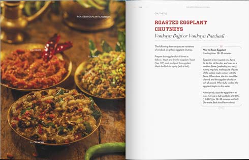 Eggplant Chutneys page spread.