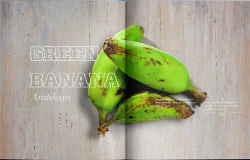 Green Banana page spread.