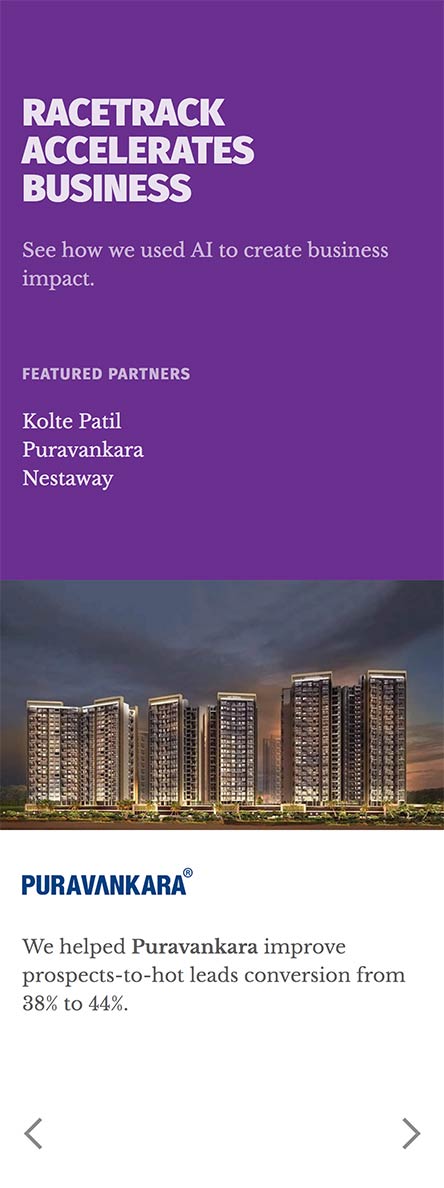 Case study section on small screen.