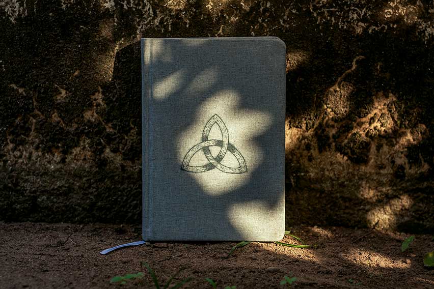 Photo of the sketchbook